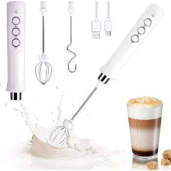 Příslušenství pro přípravu kávy RĘCZNY SPIENIACZ MIKSER DO MLEKA KAWY ELEKTRYCZNY = Elektrický ruční napěňovač mléka a mixér na kávu