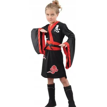 Karnevalový kostým Kostým Bojovnice Ninja Převlek Karate vel. 110-120