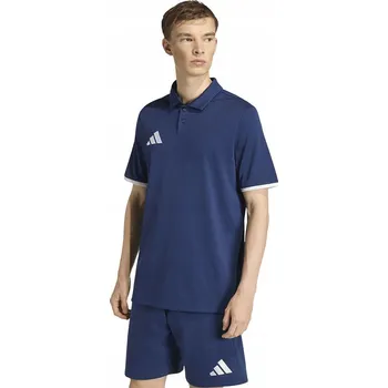 Pánské tričko ADIDAS PÁNSKÁ POLOKOŠILE BAVLNĚNÁ ENTRADA 26 TMAVĚ MODRÁ JZ6663 vel. 3XL