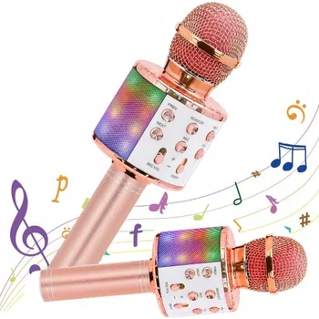 Mikrofon MIKROFON NA KARAOKE SE VESTAVĚNÝMI REPRODUKTORY - HOTOVÝ DÁREK