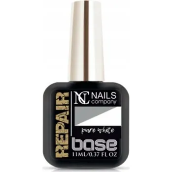 Lak na nehty Nails Company Milky Pure White barevná báze 11 ml