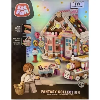 ostatní stavebnice Stavebnice Elefun Perníkový domeček Fantasy collection 833 dílů