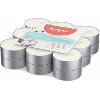 Svíčka Parafínové čajové svíčky Bolsius 18 ks