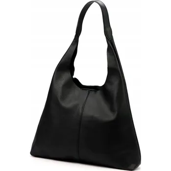 Kabelka Vera Pelle kabelka z pravé kůže černá