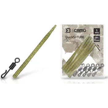 Delphin Set Převleky Proti Zamotání a Obratlíky sCAMO QuickS #4 + Tube 5ks