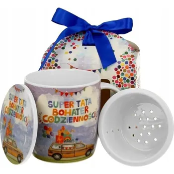 Hrnek Duo Super Táta – hrdina všedního dne, porcelánový, 400 ml