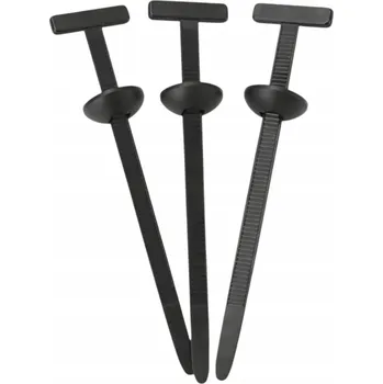 Stahovací páska Stahovací Pásky černé 5 × 90 mm – montážní pásky na kabely PA – 100 ks