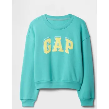 Dívčí mikina GAP Türkis 9636122 110