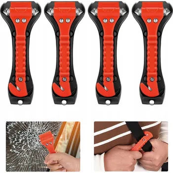 Kladivo Kladivo na rozbíjení autoskel s nožem na přeřezání bezpečnostních pásů, nouzové