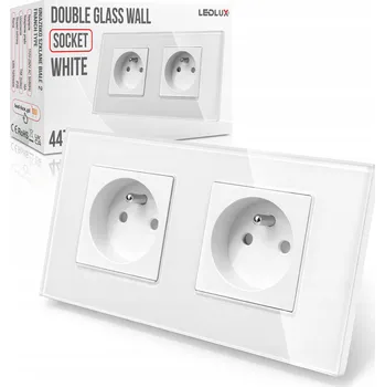 Elektrická zásuvka Elektrická Zásuvka LEDLUX bílá