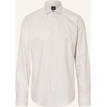 Pánská košile Boss Pánská Košile Joe Regular Fit, béžová / bílá, 39
