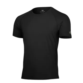 Lasting pánské merino triko QUIDO černé Velikost: 4XL