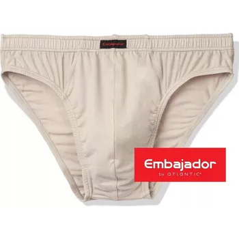 Slipy Pánské slipy Atlantic Embaj EEP-048 XXL (44) béžové