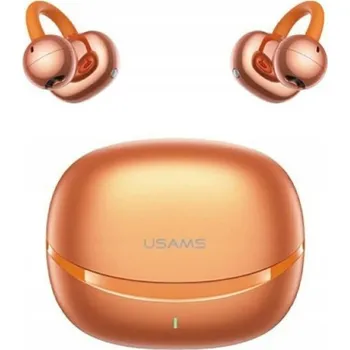 Sluchátka Bezdrátová sluchátka TWS USAMS R03 Echo Clip-on BT 6.0 oranžová
