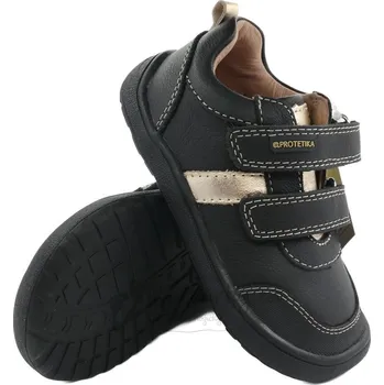 Chlapecké polobotky Dětské barefoot boty Protetika Kimberly black - vel. 35