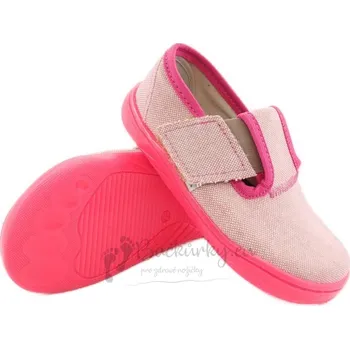 Chlapecké bačkory Bačkory Pegres Skinny Barefoot SBF10F Růžová - vel. 32