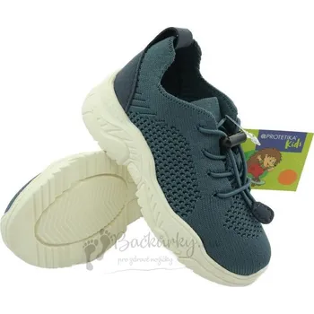 Chlapecké polobotky Dětské plátěné tenisky Protetika BAFY Blue - vel. 37