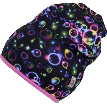 Čepice Dívčí podzimní/jarní čepice černá Rockino 5567