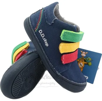 Chlapecké polobotky Dětské plátěné boty D.D.Step C078-311BM ROYAL BLUE - vel. 33