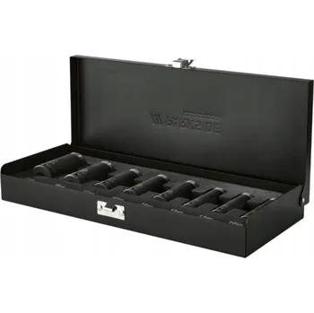 Sada nářadí Parkside Performance Dlouhé rázové hlavice 3/8" 10–22 mm, sada 8 ks