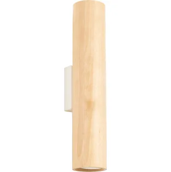 Nástěnné svítidlo Nástěnné svítidlo Lino, 1x dřevěné stínítko