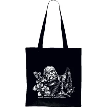 Plátěná taška - Jan Žižka Barva: Černá