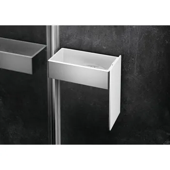 Huppe Polička Hüppe Select+ stříbrná matná SL2201087