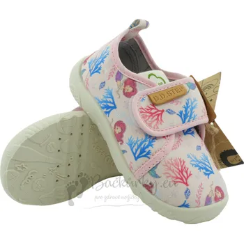 Dívčí tenisky Barefoot plátěnky D.D.Step C086-51499A Baby pink - vel. 29