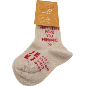 Kojenecké oblečení Dětské ponožky Jeej design Daily notes (slonovinová) - vel. Array