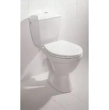 Klozet WC combi Lyra 2423.4 zadní šikmý odpad bílý