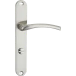 Kuchinox Agra, klika na dveře na dlouhém kování pro WC zámek, satén, LAV-KAG_313A