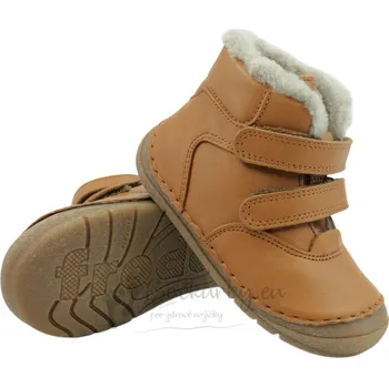 Dívčí zimní obuv Zimní dětská obuv Froddo G2110143-5 Cognac - vel. 30