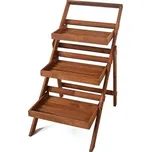 Rojaplast 48/5 Květináč schůdkový - hnědý