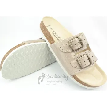 Chlapecké sandály Pantofle Protetika ORS T 13 šedé taupe - vel. 45