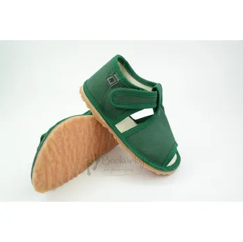 Chlapecké bačkory Dětské inovativní pantofle RAK 100014-4 - Zelená (Tmavě zelená) - vel. 24