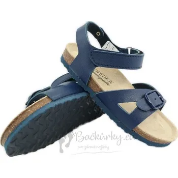 Chlapecké sandály Dětské sandály Protetika ORS T 99 vzor 21 - Modrá - vel. 28