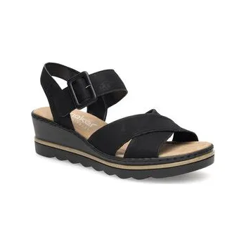 Dámská obuv Rieker Sandály 67463-00 Černá 38