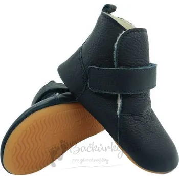 Dívčí obuv Dětské zimní capáčky FRODDO G1160001-K DARK BLUE - vel. 18