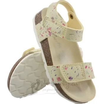 Chlapecké sandály Dětské ortopedické sandály SUPERFIT 1-000123-6020 žlutá - vel. 27