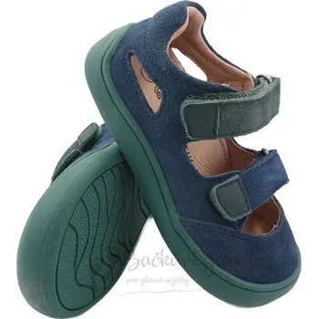 Chlapecké sandály Dětské letní barefoot boty Protetika TERY denim - vel. 19