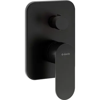 Vodovodní baterie Deante Alpinia, vanová/sprchová baterie pod omítku, 2-výstupová, černá matná, DEA-BGA_N44P