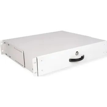 Rozvaděč Roline Uzamykatelná zásuvka do 19'' rozvaděče, 2U, 400 mm, šedá