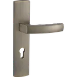 Kuchinox Auris, exteriérová klika na dveře na dlouhém kování pro cylindrickou vložku, patina, LAV-KZA_4M2A