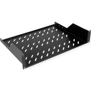 Rozvaděč Roline 19'' police 2U, 350 mm, max. 25 kg, černá