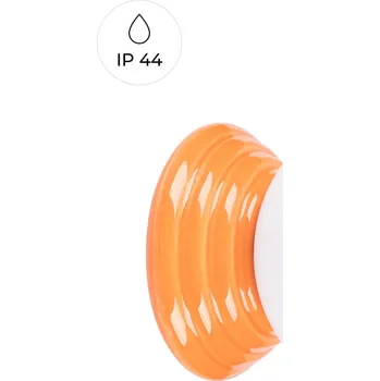 Nástěnné svítidlo Nástěnné svítidlo Zori, 1x bílé skleněné stínítko, or