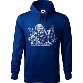 Dámská mikina Mikina - Jan Žižka Barva: Královská modrá (05), Velikost: XXL, Střih: Pánské