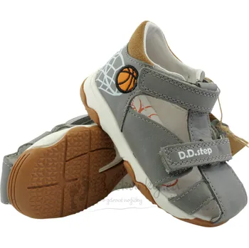 Chlapecké sandály Dětské sandály D.D.STEP G064-51470B Dark grey - vel. 31