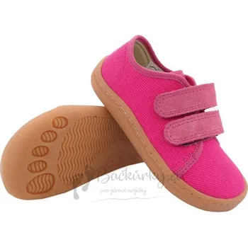 Chlapecké bačkory Dětské barefoot plátěnky Froddo G1700379-3 FUXIA - vel. 35