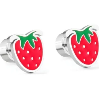 Šperk Přívěskynakrk.cz Ocelové dětské náušnice CVOČEK JAHŮDKA