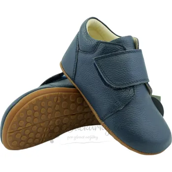 Chlapecké polobotky Dětské celoroční barefoot capáčky Bundgaard Tannu Navy (BG601054 5185) - vel. 24